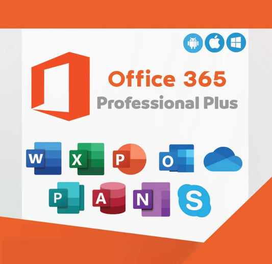 Microsoft Office 365 Pro | Lifetime License for 5 PC/MAC
